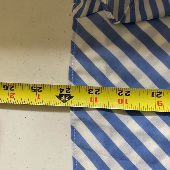 14th and Union blue and white striped blouse - Picture 8 of 8